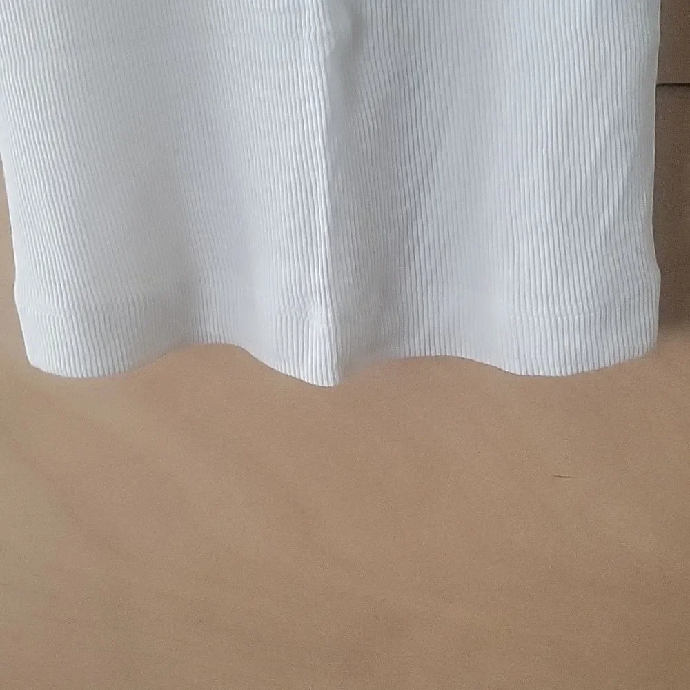 NWT XS White Vince Favorite Tank Modal Jersey Fitted Basic Soft BalletCore Long - Picture 3 of 10